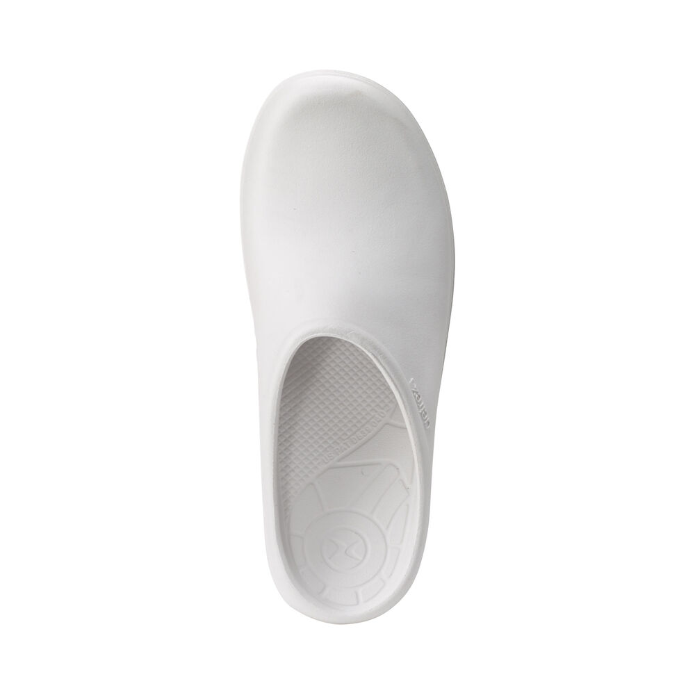 Aetrex Men's Bondi Orthotic Clogs - White | USA 5ZJCO2A